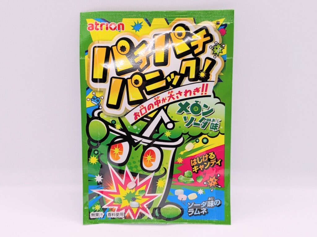 パチパチパニック メロンソーダの正面