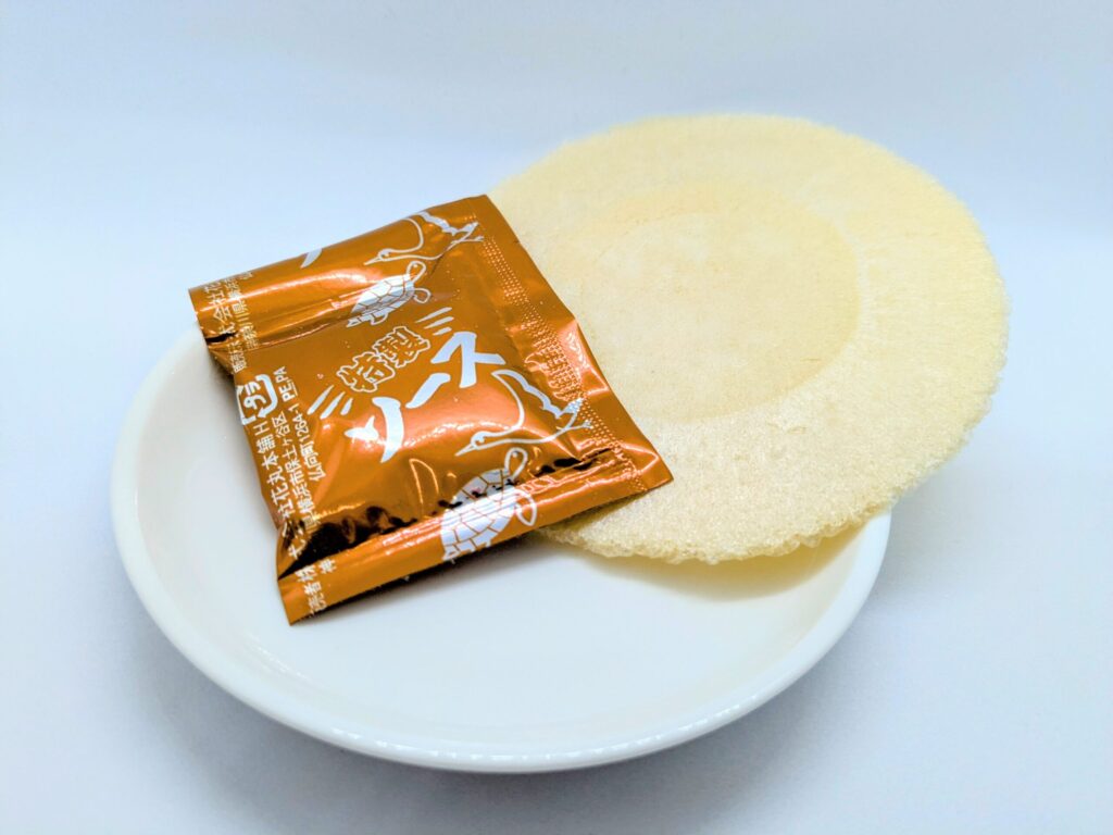復刻ソースせんべいの中身