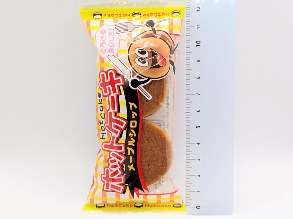 ホットケーキメープルシロップの長さ