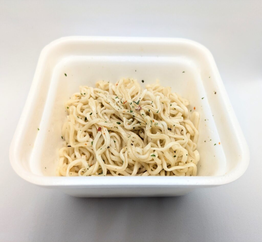 ペペロンチーノ(駄菓子)の調理済み