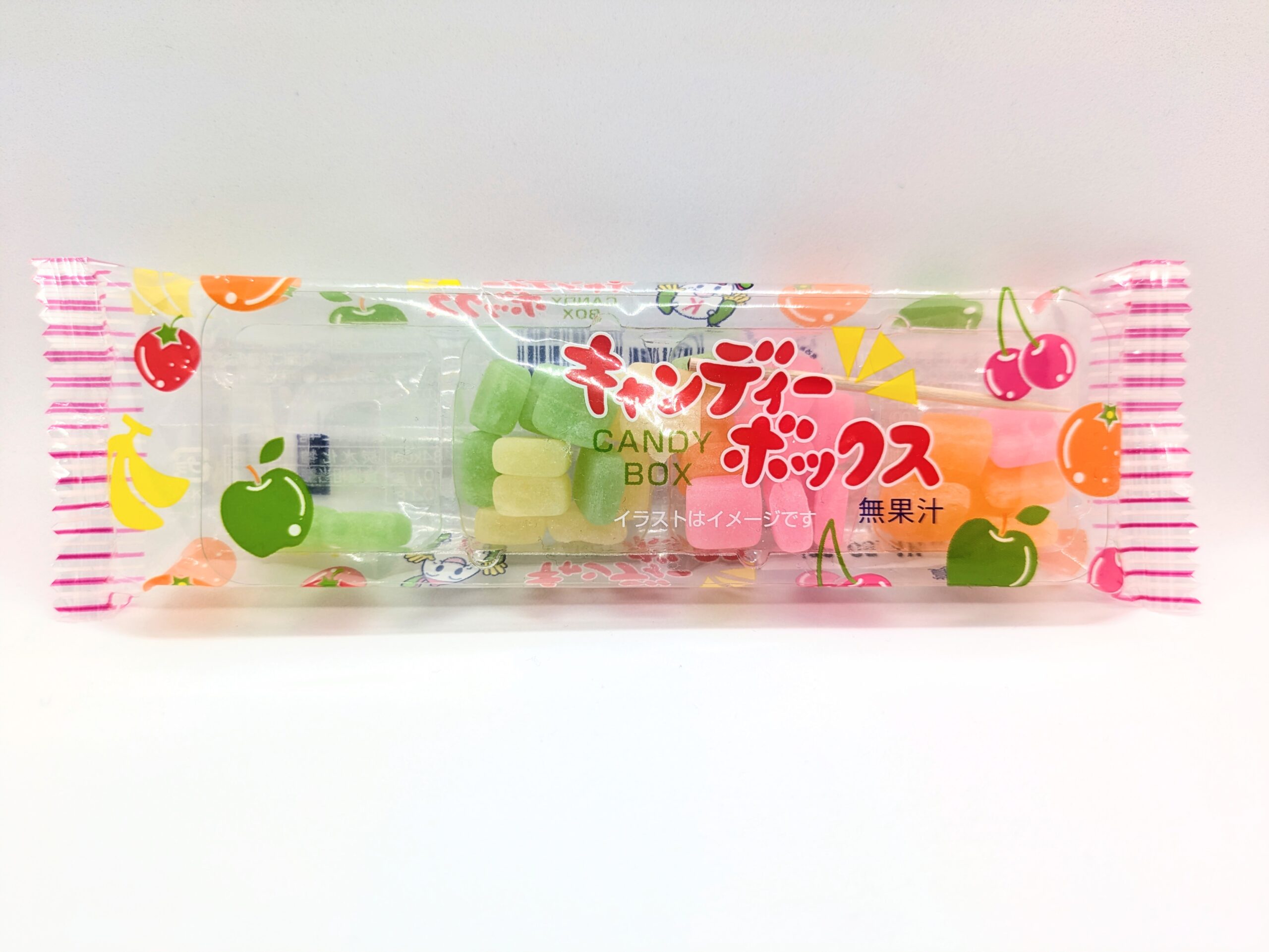 キャンディーボックスの表面