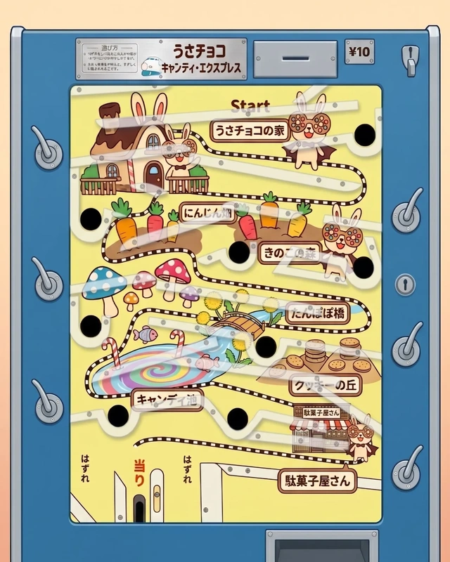 うさチョコの新幹線ゲーム